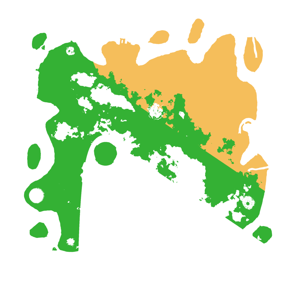 Biome Rust Map: Procedural Map, Size: 3500, Seed: 418788012