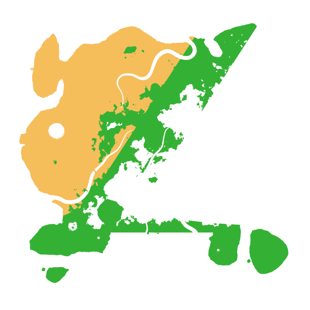 Biome Rust Map: Procedural Map, Size: 3500, Seed: 1431978923