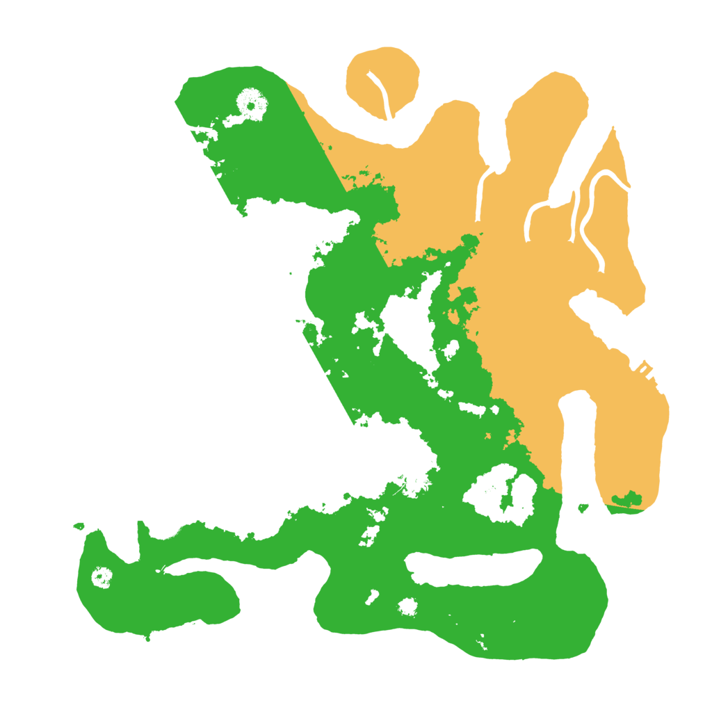 Biome Rust Map: Procedural Map, Size: 3500, Seed: 8964305