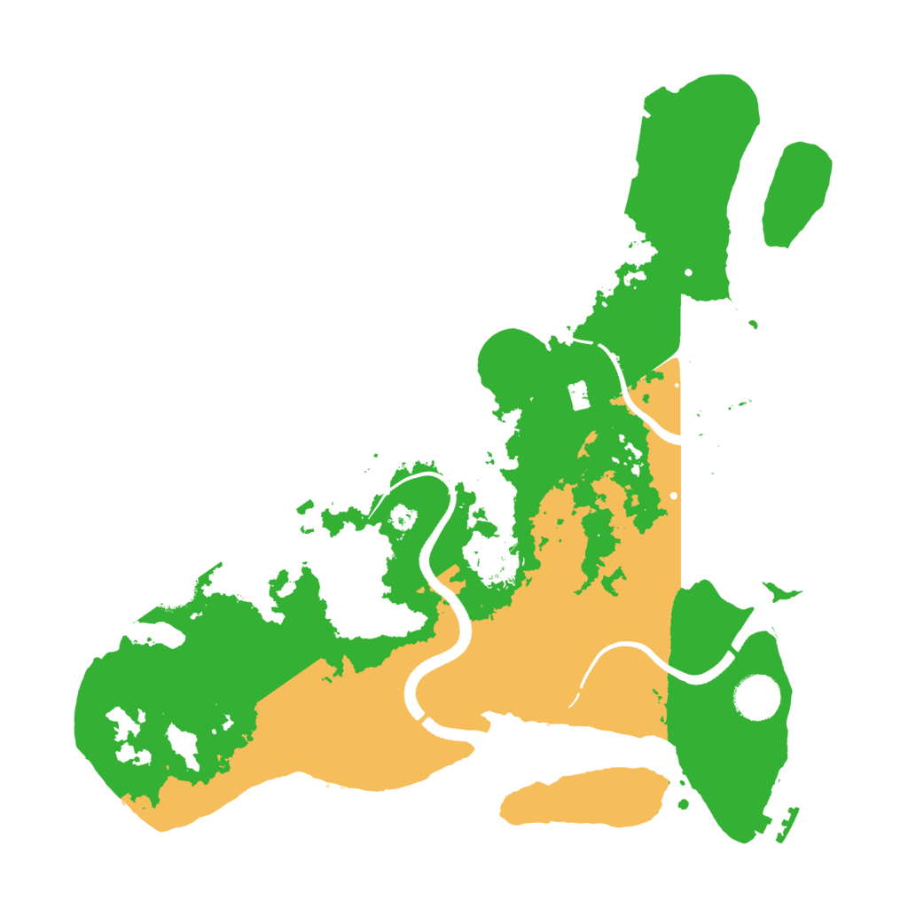 Biome Rust Map: Procedural Map, Size: 3500, Seed: 1203329968
