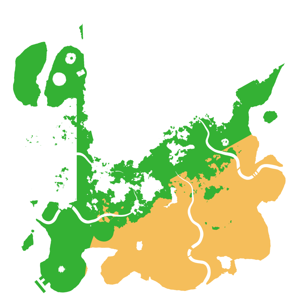 Biome Rust Map: Procedural Map, Size: 4250, Seed: 14420