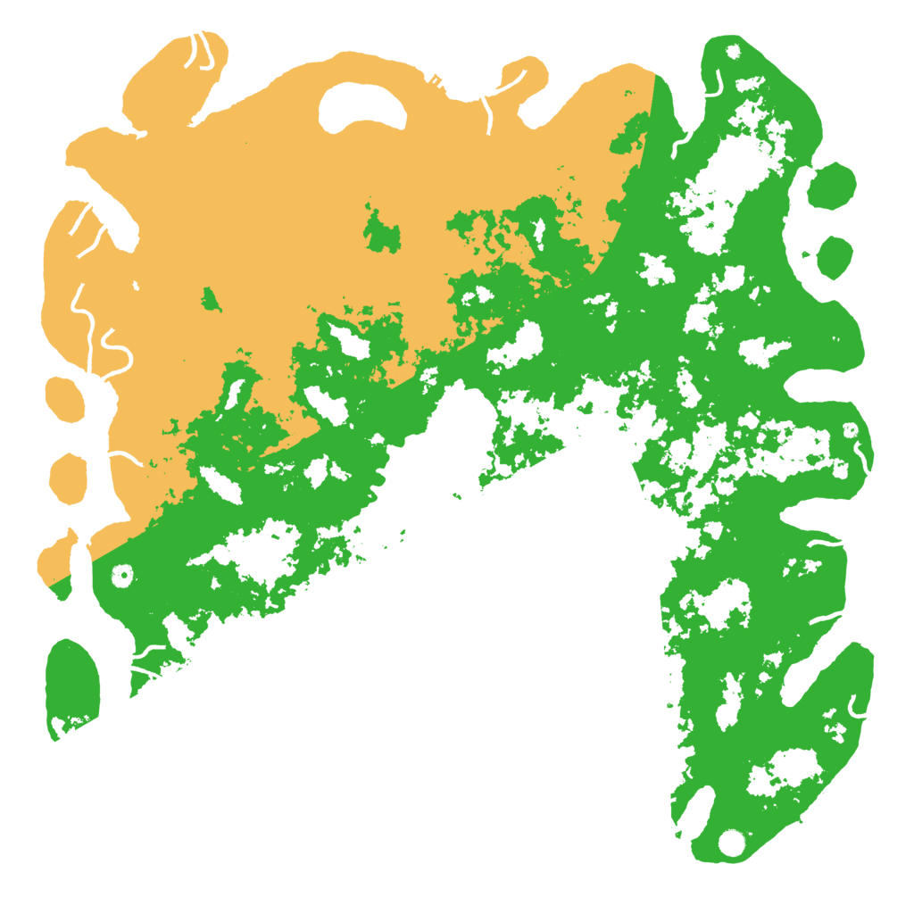 Biome Rust Map: Procedural Map, Size: 6000, Seed: 555555555