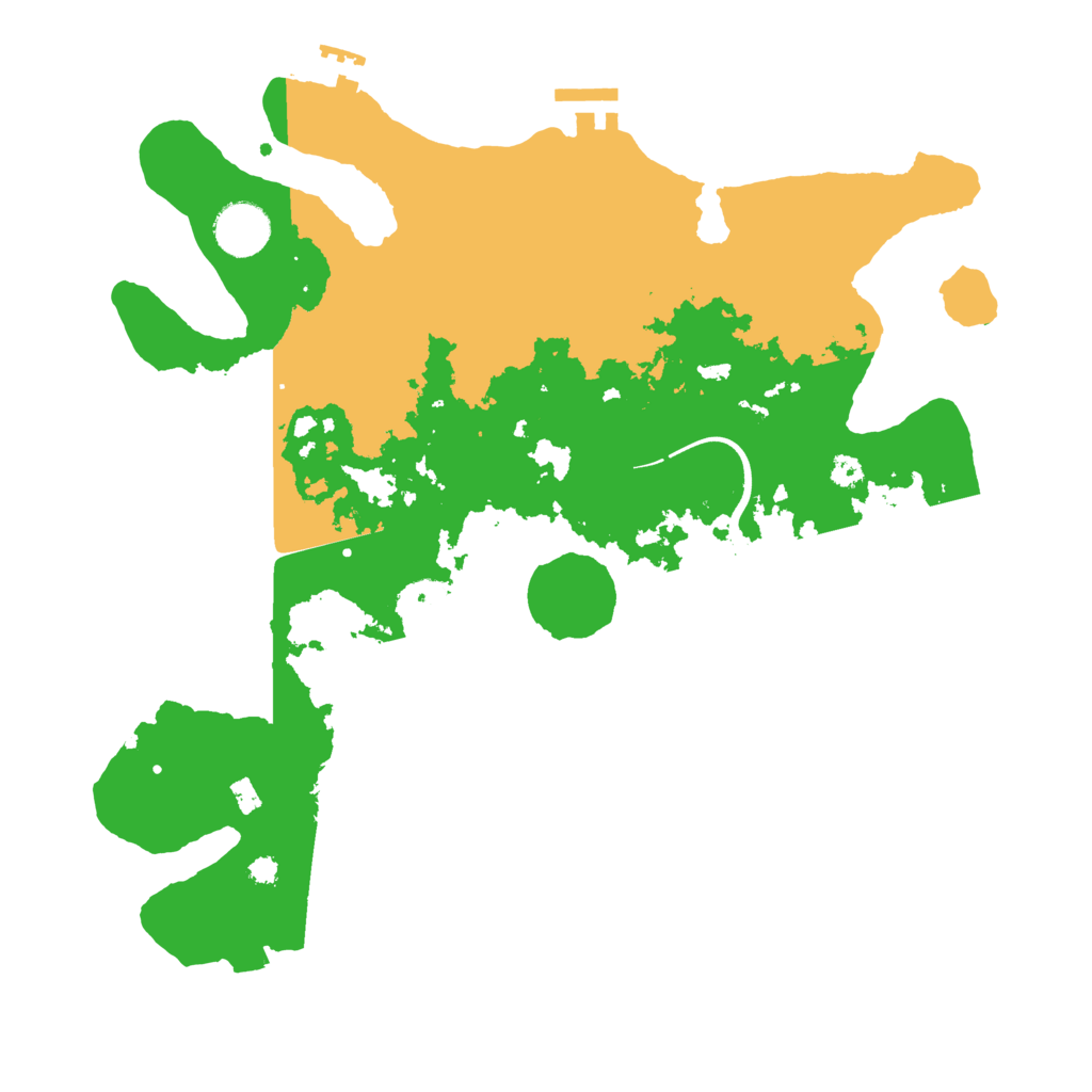 Biome Rust Map: Procedural Map, Size: 3500, Seed: 5043568