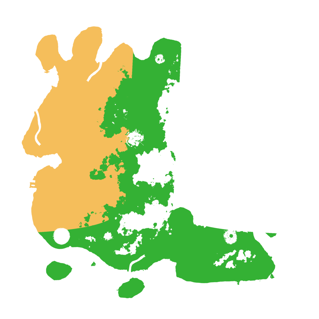 Biome Rust Map: Procedural Map, Size: 3500, Seed: 1258169980