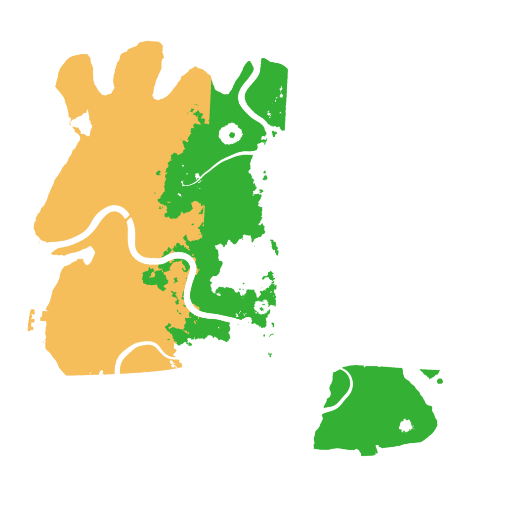 Biome Rust Map: Procedural Map, Size: 3500, Seed: 1258169980