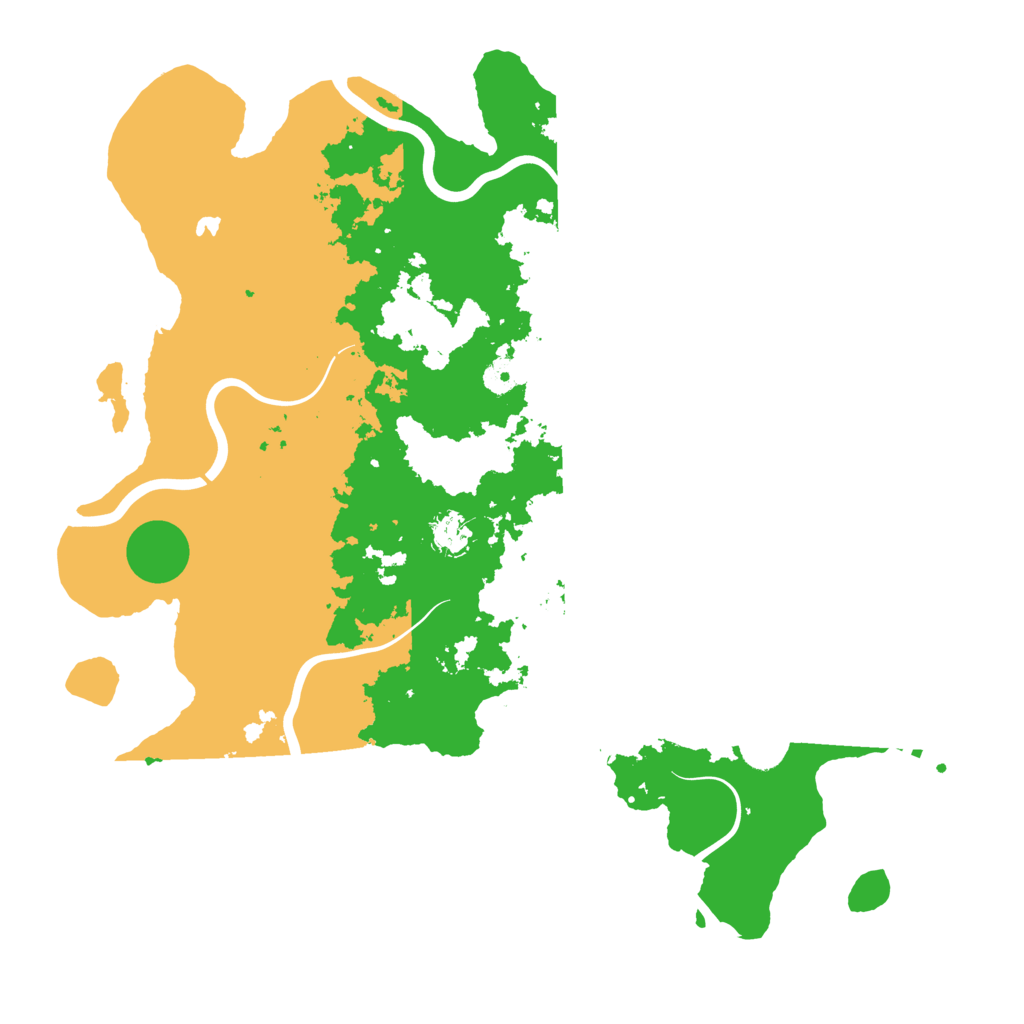 Biome Rust Map: Procedural Map, Size: 4300, Seed: 354143847