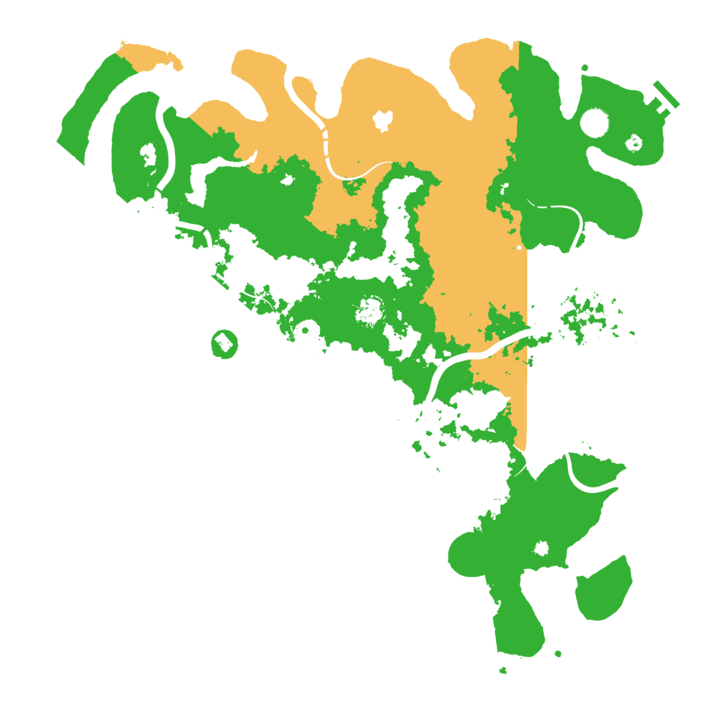 Biome Rust Map: Procedural Map, Size: 4300, Seed: 6000