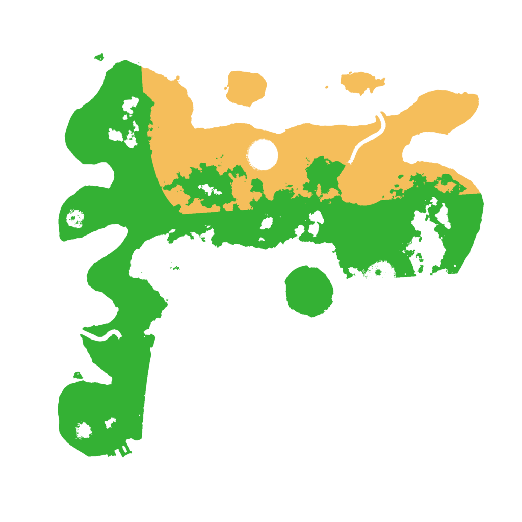 Biome Rust Map: Procedural Map, Size: 3000, Seed: 1423562031