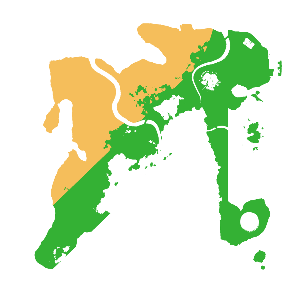 Biome Rust Map: Procedural Map, Size: 3000, Seed: 178647