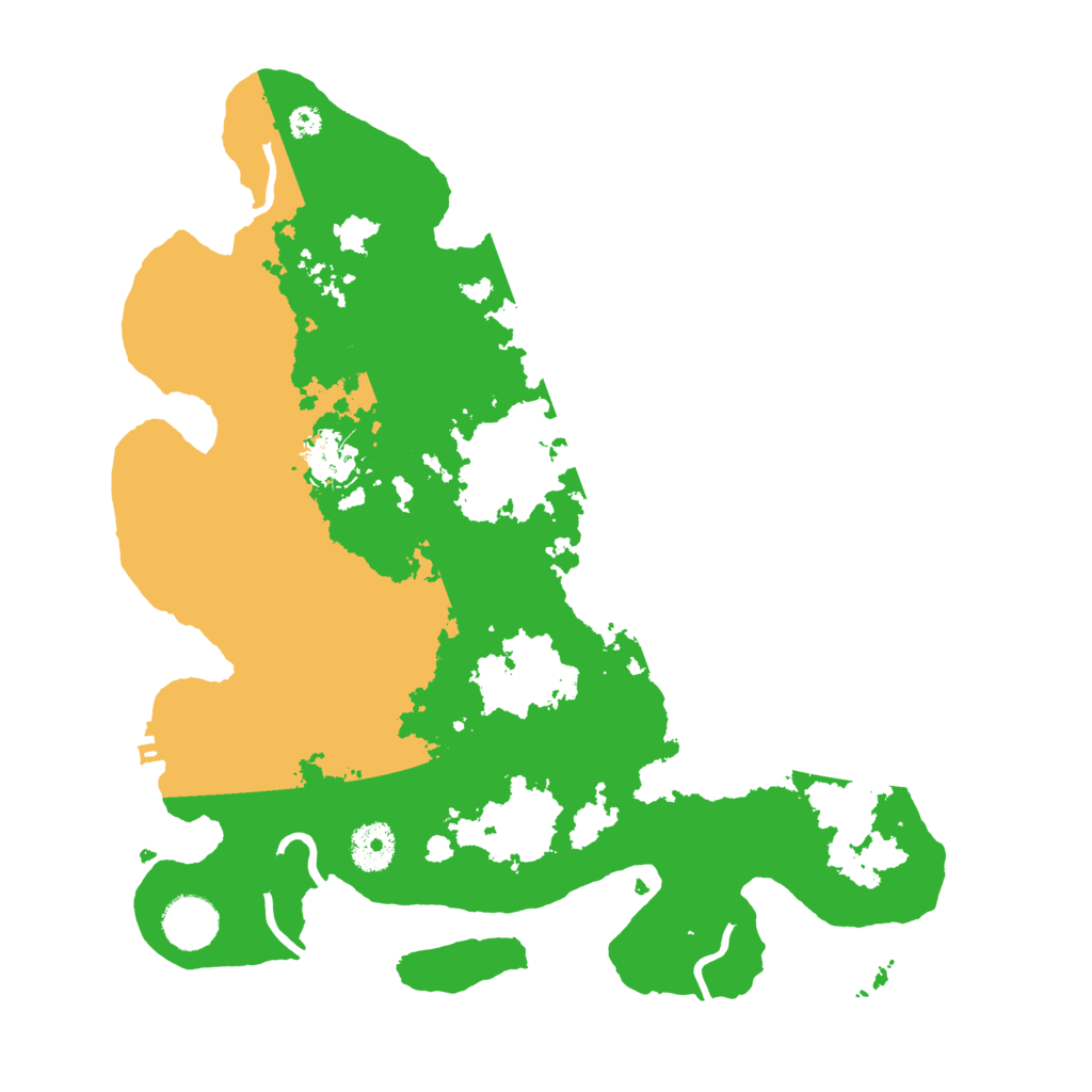 Biome Rust Map: Procedural Map, Size: 3500, Seed: 830314165