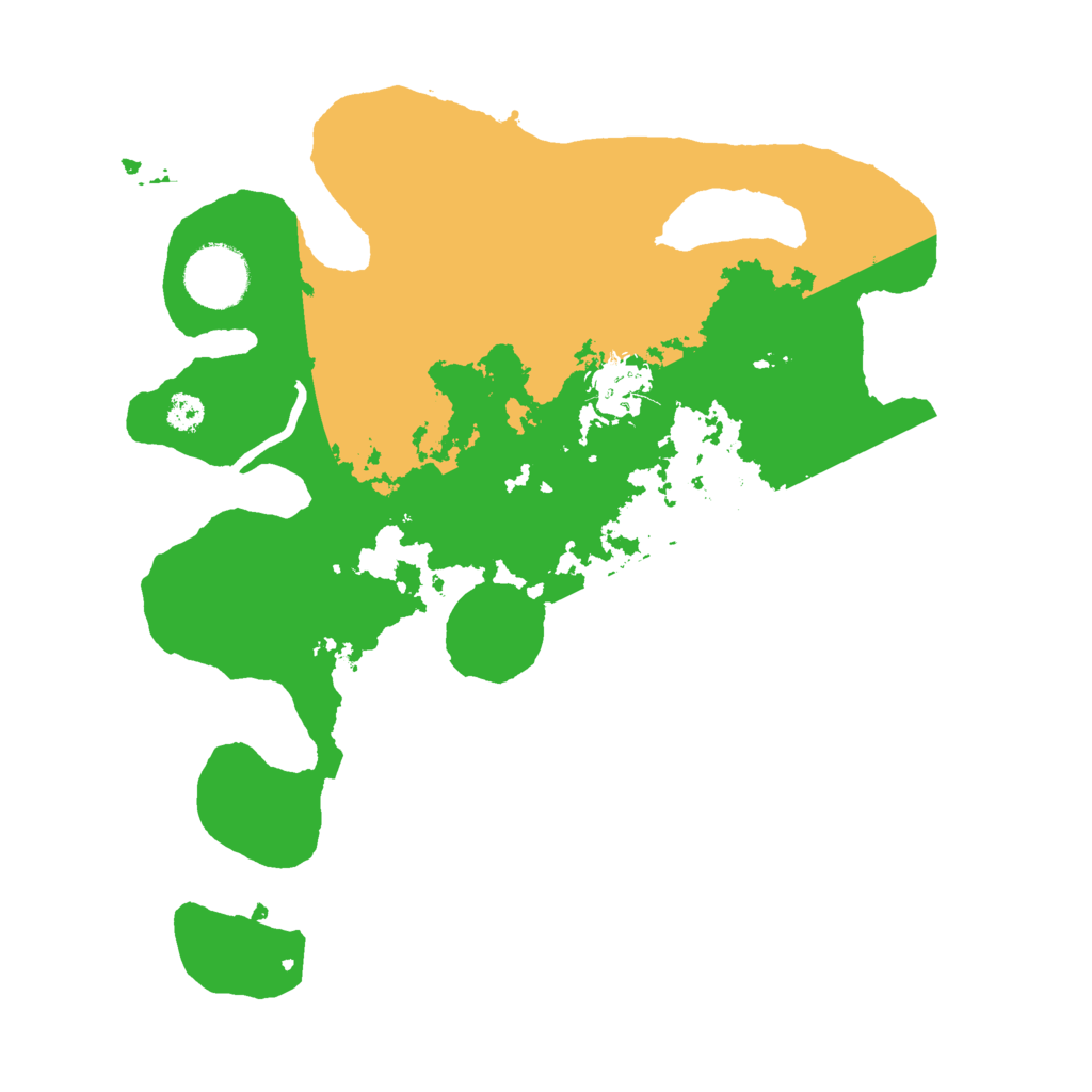 Biome Rust Map: Procedural Map, Size: 3000, Seed: 1048847864