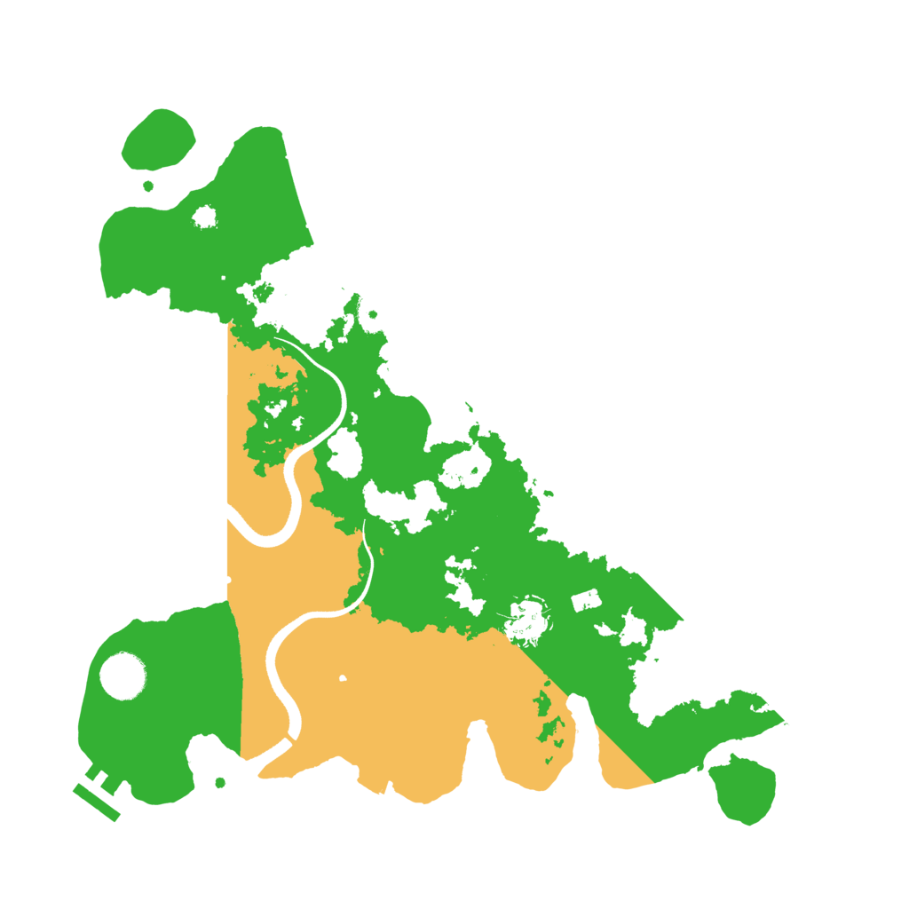 Biome Rust Map: Procedural Map, Size: 3500, Seed: 62886606