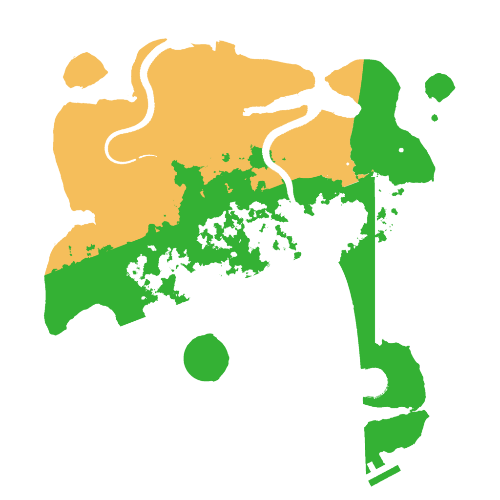 Biome Rust Map: Procedural Map, Size: 3000, Seed: 1514441519