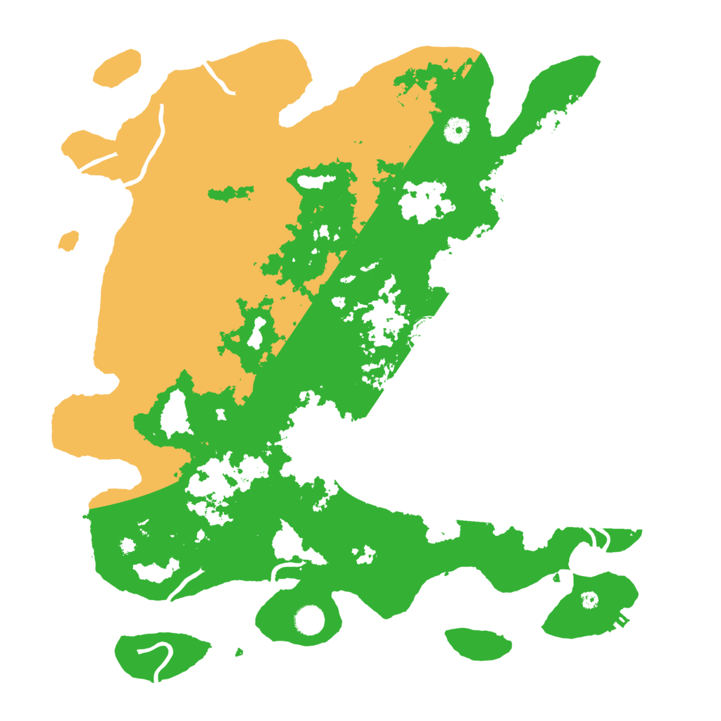 Biome Rust Map: Procedural Map, Size: 4250, Seed: 68546651