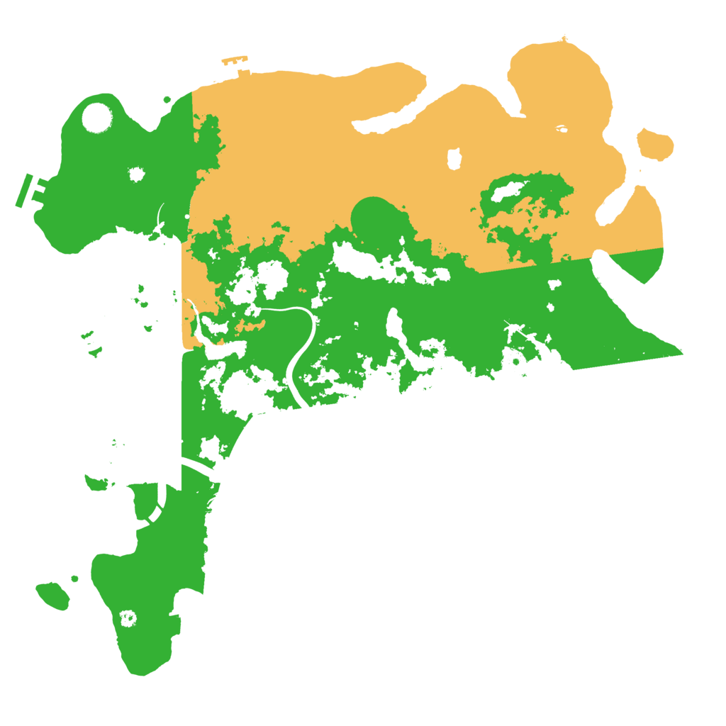 Biome Rust Map: Procedural Map, Size: 4250, Seed: 697347235
