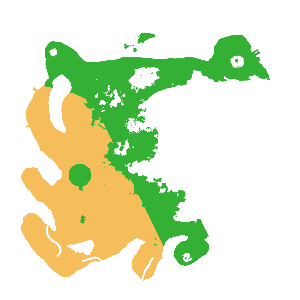 Biome Rust Map: Procedural Map, Size: 3500, Seed: 46691522