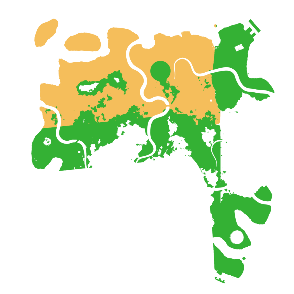Biome Rust Map: Procedural Map, Size: 3850, Seed: 7082042