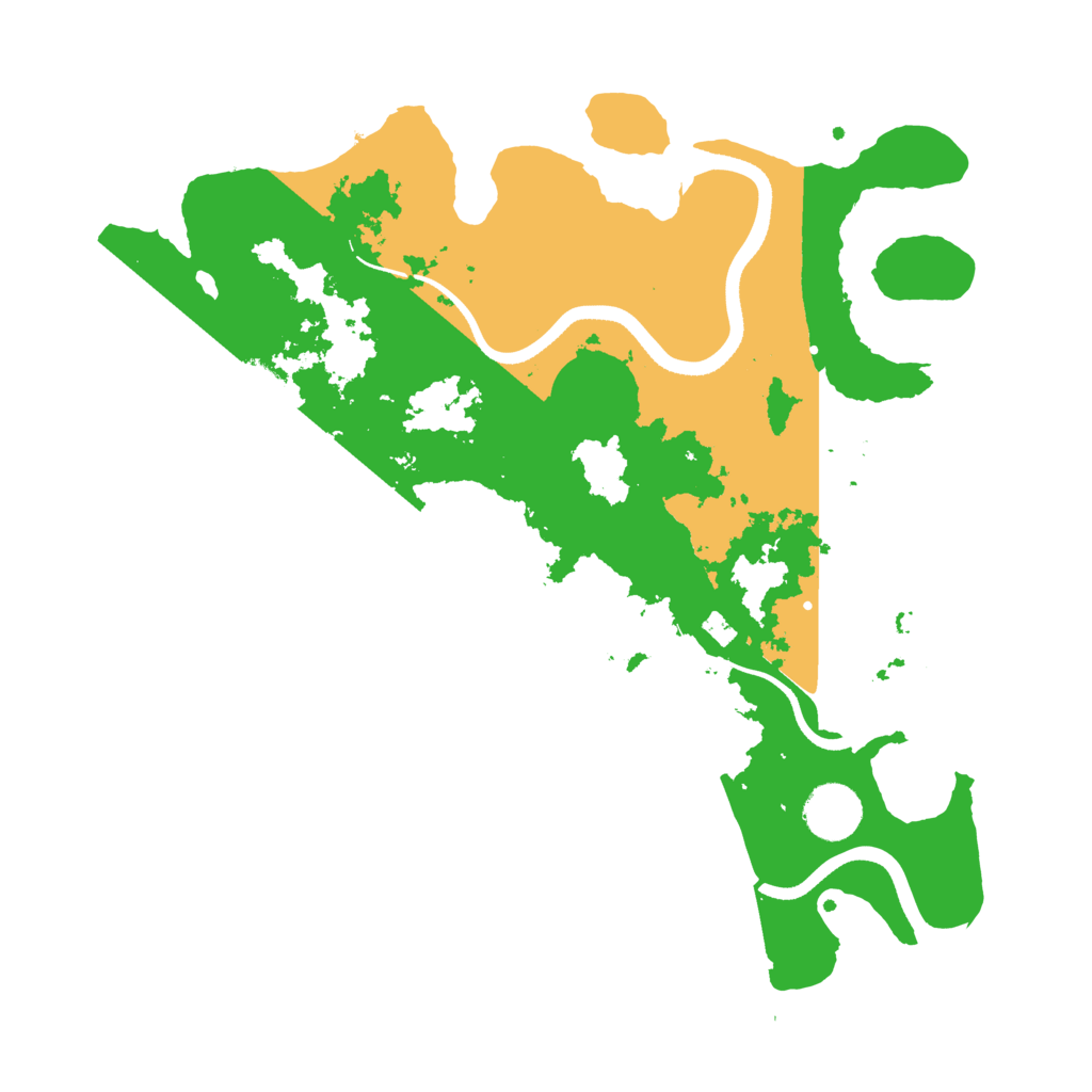 Biome Rust Map: Procedural Map, Size: 3500, Seed: 5497465