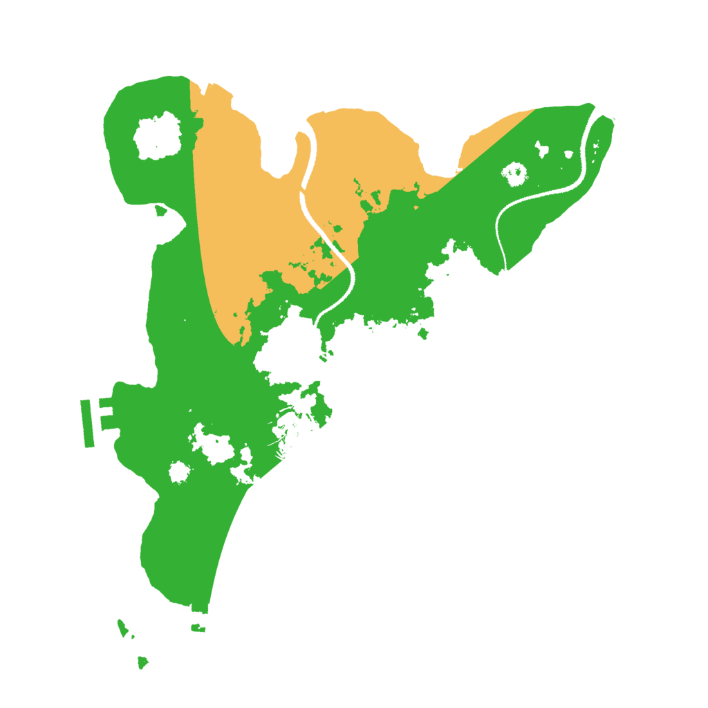 Biome Rust Map: Procedural Map, Size: 3000, Seed: 2556256