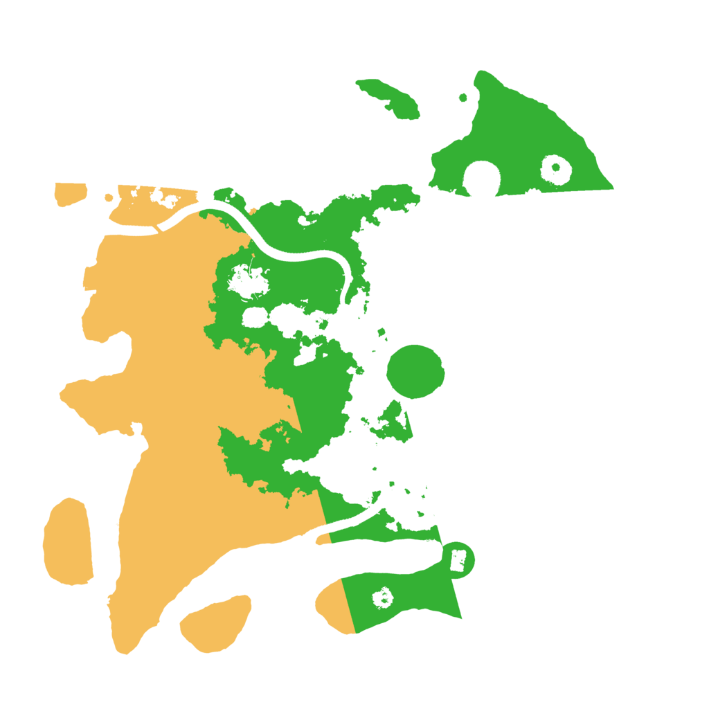 Biome Rust Map: Procedural Map, Size: 3500, Seed: 27068902
