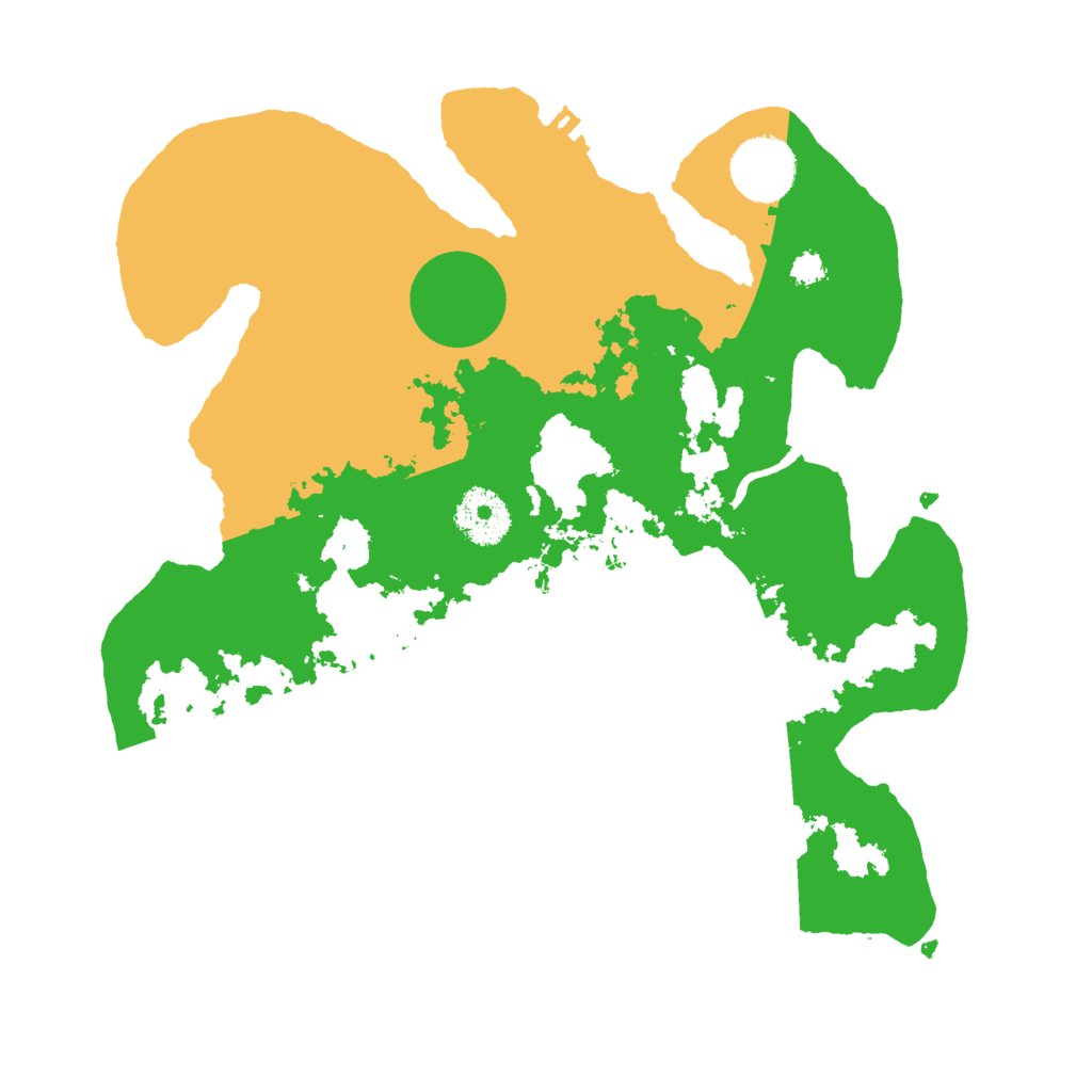 Biome Rust Map: Procedural Map, Size: 3000, Seed: 5883279