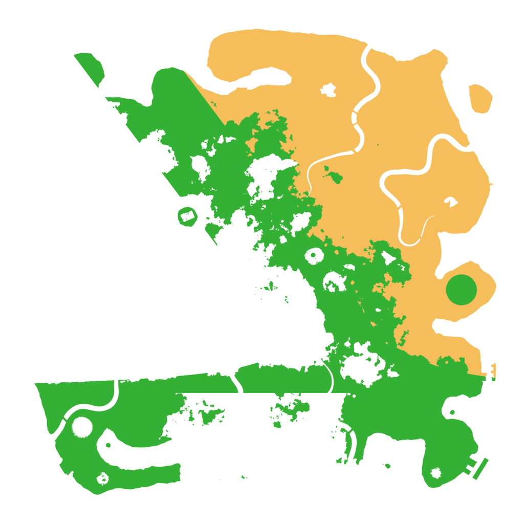 Biome Rust Map: Procedural Map, Size: 4500, Seed: 406390357