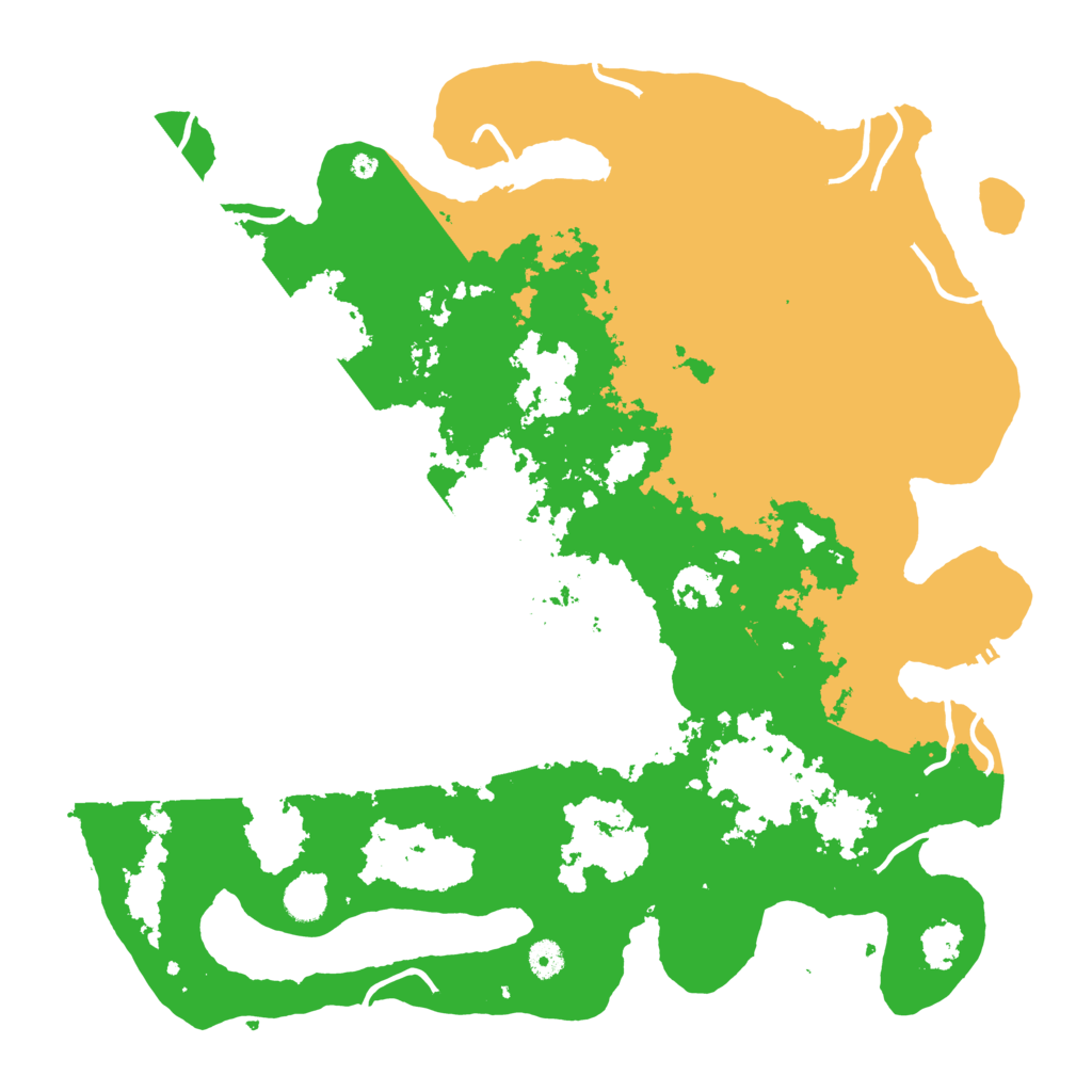 Biome Rust Map: Procedural Map, Size: 4500, Seed: 406390357