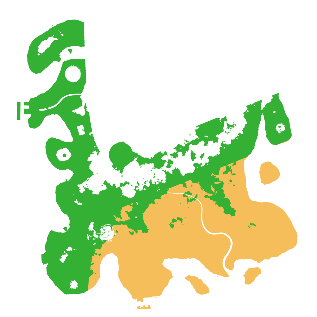 Biome Rust Map: Procedural Map, Size: 3500, Seed: 986046878
