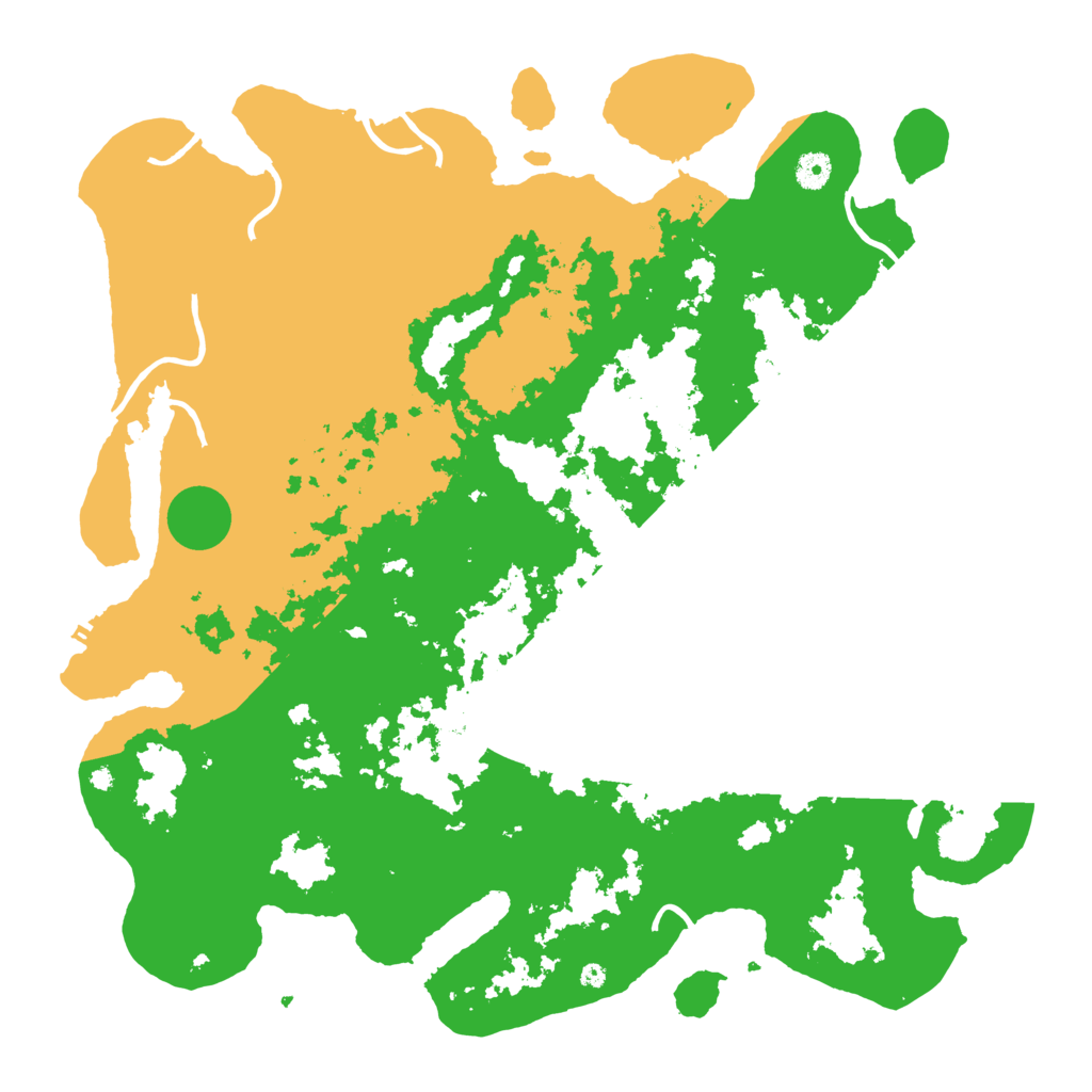 Biome Rust Map: Procedural Map, Size: 4500, Seed: 8192