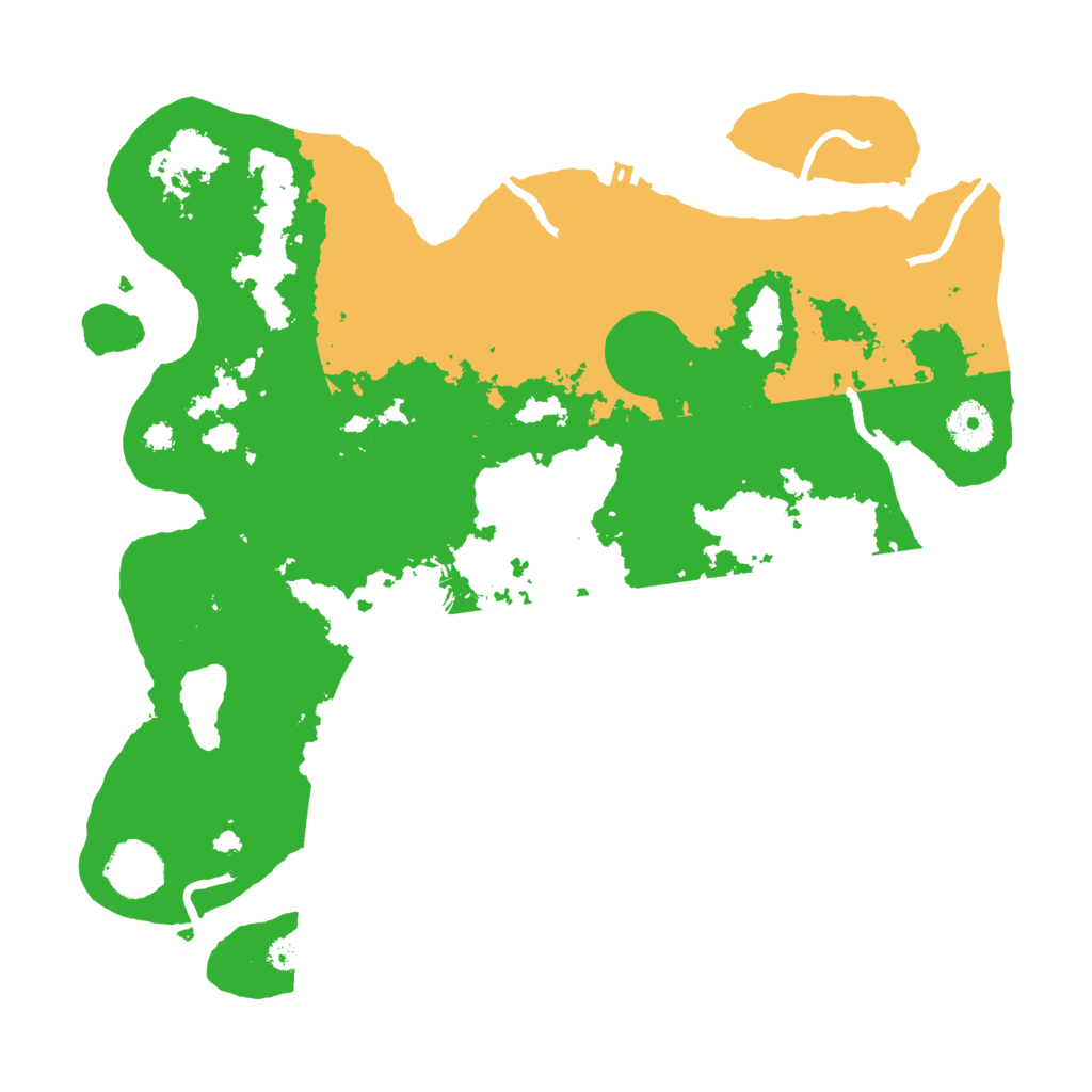 Biome Rust Map: Procedural Map, Size: 3500, Seed: 65722461