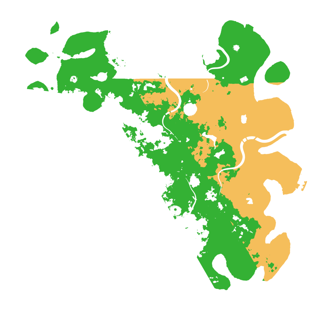 Biome Rust Map: Procedural Map, Size: 4500, Seed: 726503645