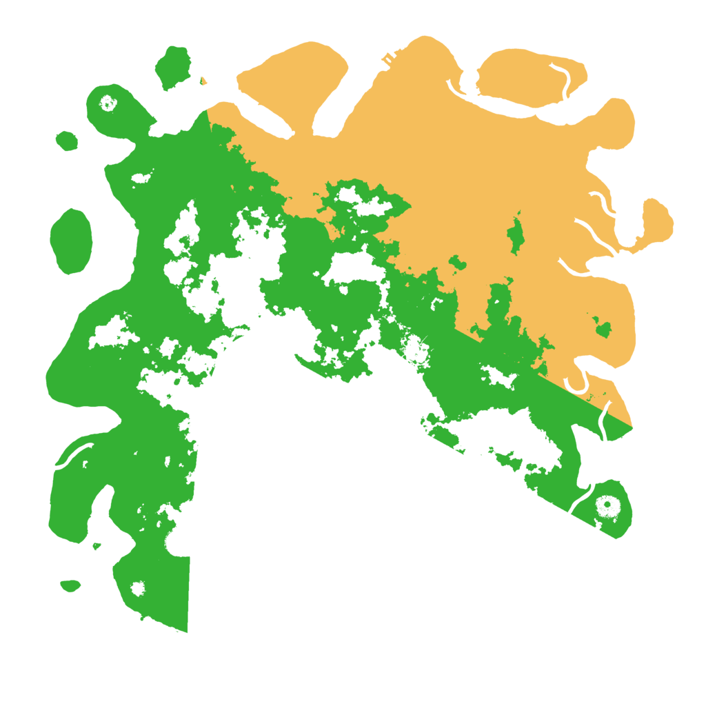 Biome Rust Map: Procedural Map, Size: 4500, Seed: 150203