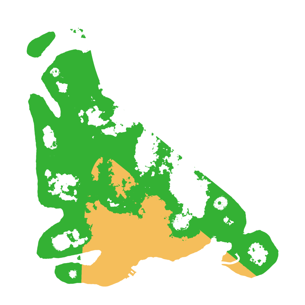 Biome Rust Map: Procedural Map, Size: 3500, Seed: 13253226