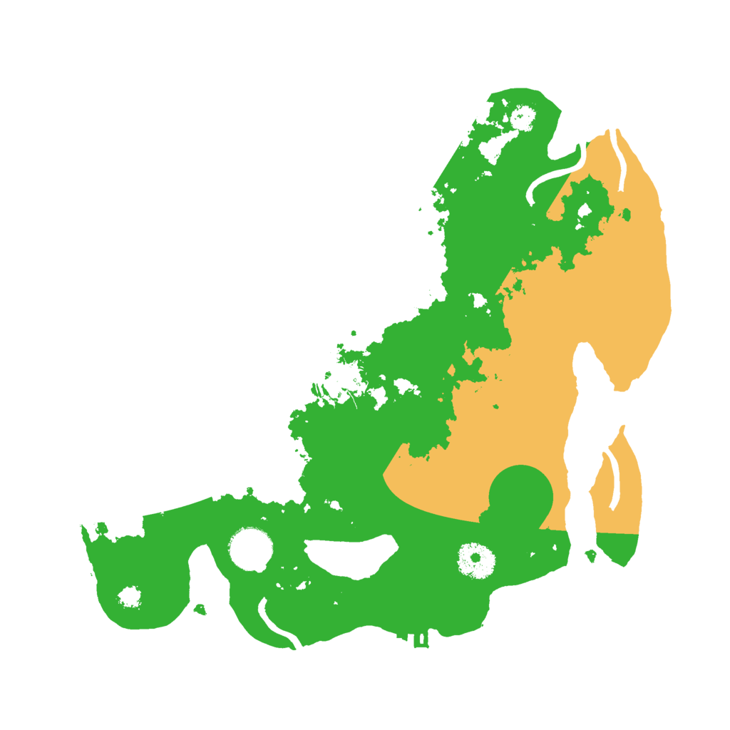 Biome Rust Map: Procedural Map, Size: 3000, Seed: 578030440