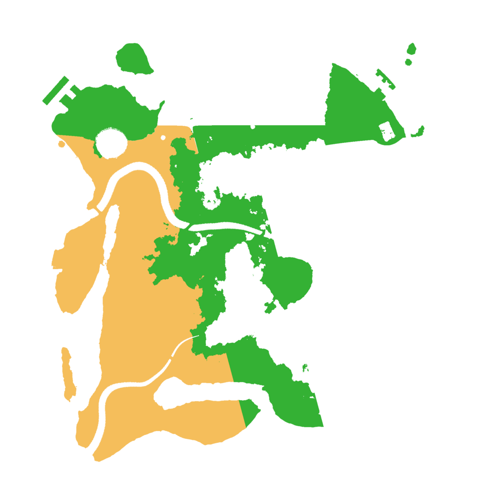 Biome Rust Map: Procedural Map, Size: 3000, Seed: 245