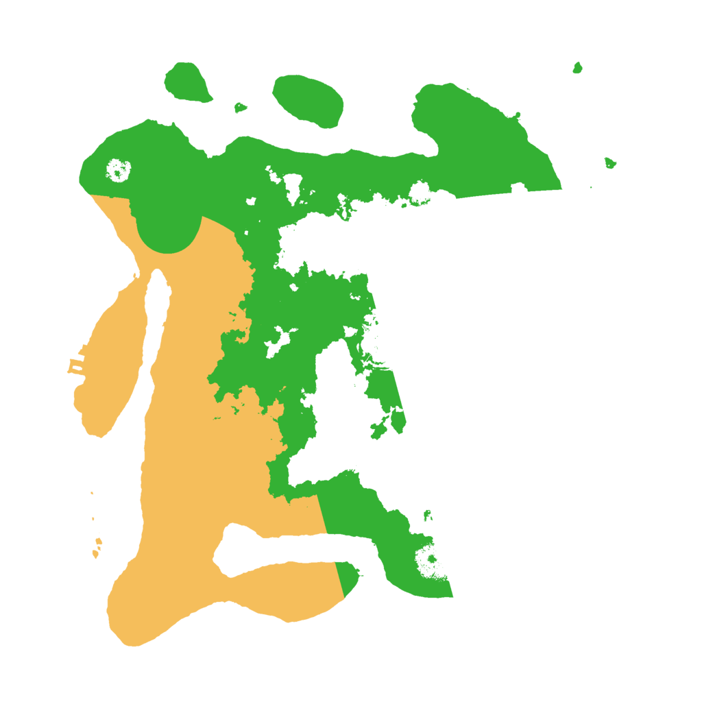 Biome Rust Map: Procedural Map, Size: 3000, Seed: 245