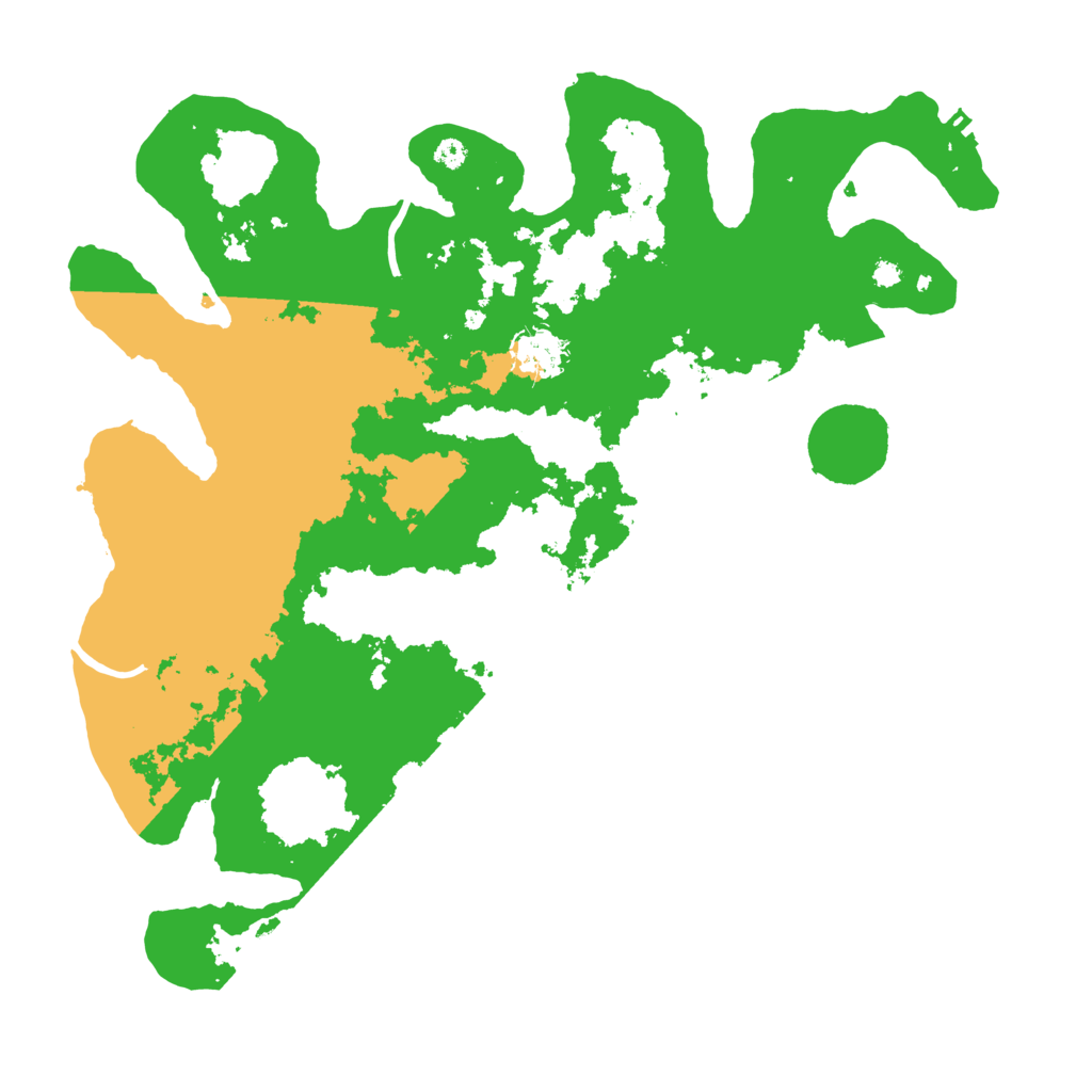 Biome Rust Map: Procedural Map, Size: 3700, Seed: 865024