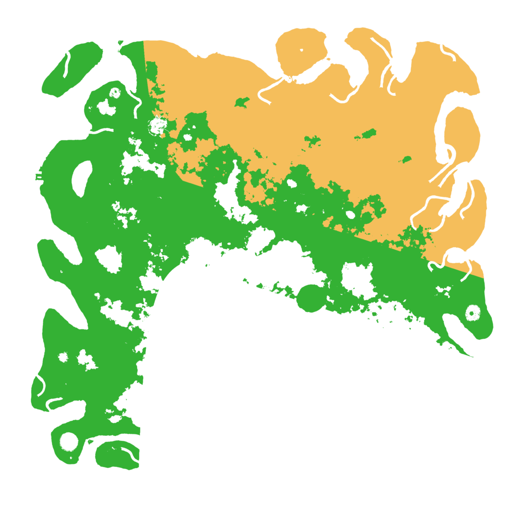 Biome Rust Map: Procedural Map, Size: 5000, Seed: 551146516