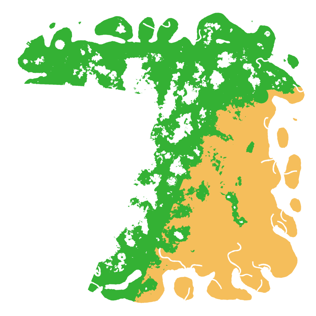Biome Rust Map: Procedural Map, Size: 6000, Seed: 30967033