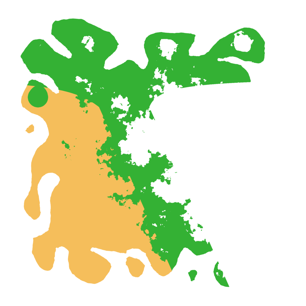 Biome Rust Map: Barren, Size: 4000, Seed: 912345