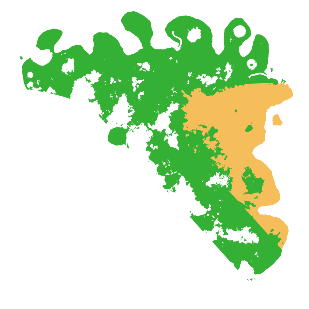 Biome Rust Map: Procedural Map, Size: 4550, Seed: 1209847406