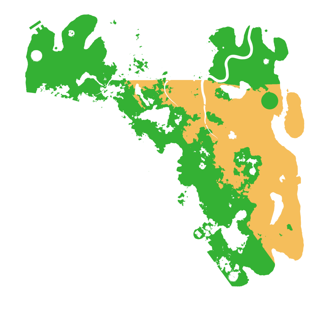 Biome Rust Map: Procedural Map, Size: 5000, Seed: 540941291