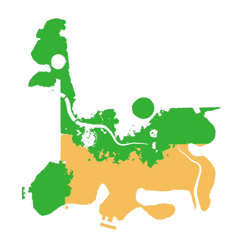 Biome Rust Map: Procedural Map, Size: 3000, Seed: 1839020039