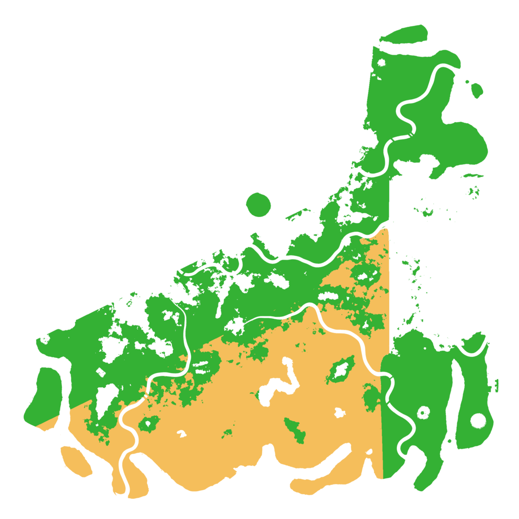 Biome Rust Map: Procedural Map, Size: 6000, Seed: 20230221