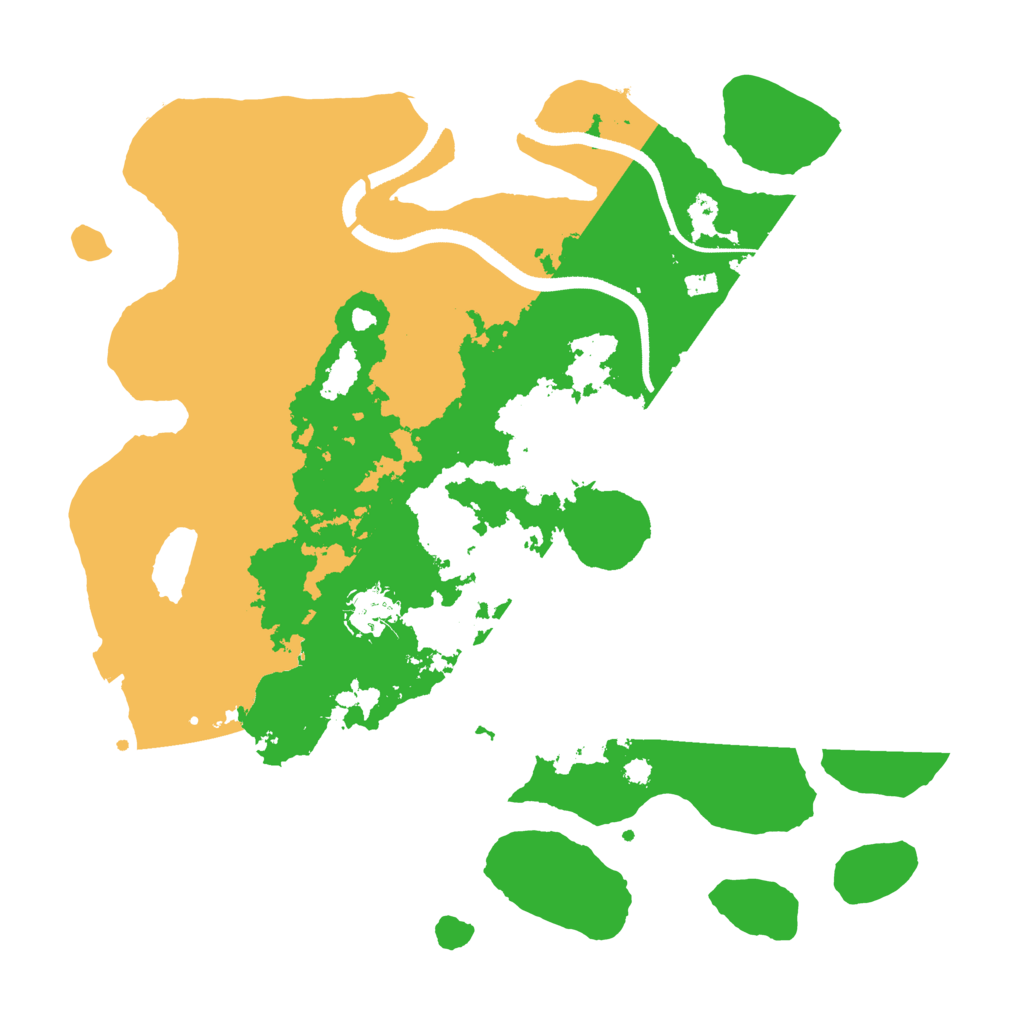 Biome Rust Map: Procedural Map, Size: 3500, Seed: 634479398