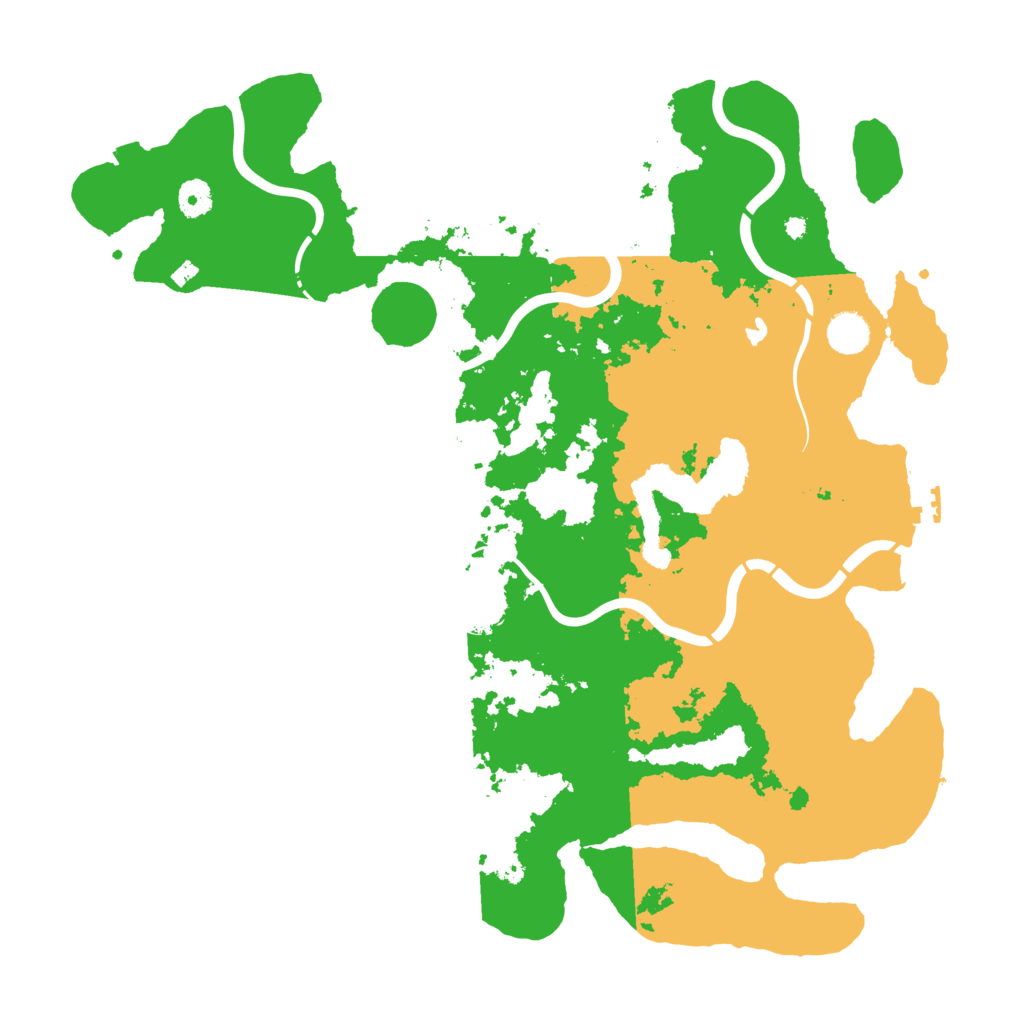 Biome Rust Map: Procedural Map, Size: 4250, Seed: 76290248