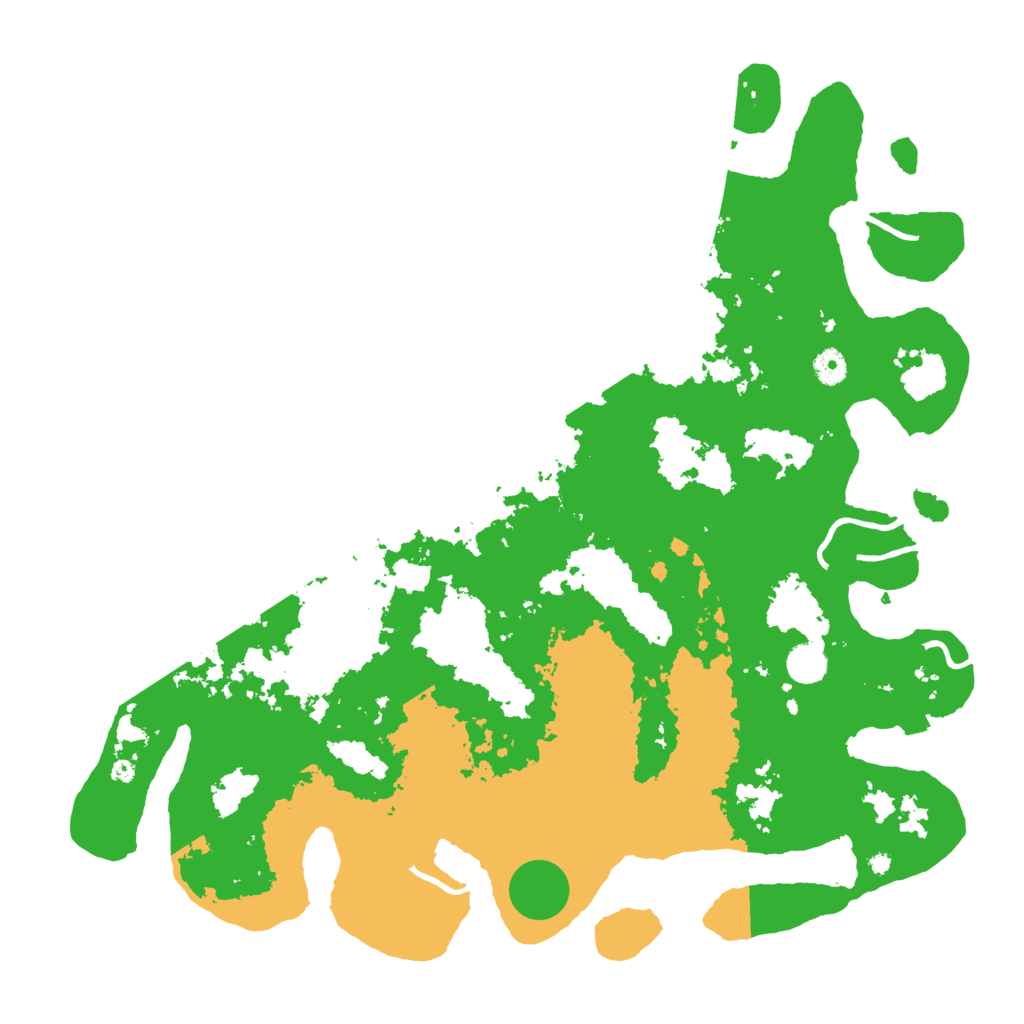 Biome Rust Map: Procedural Map, Size: 4500, Seed: 70841935
