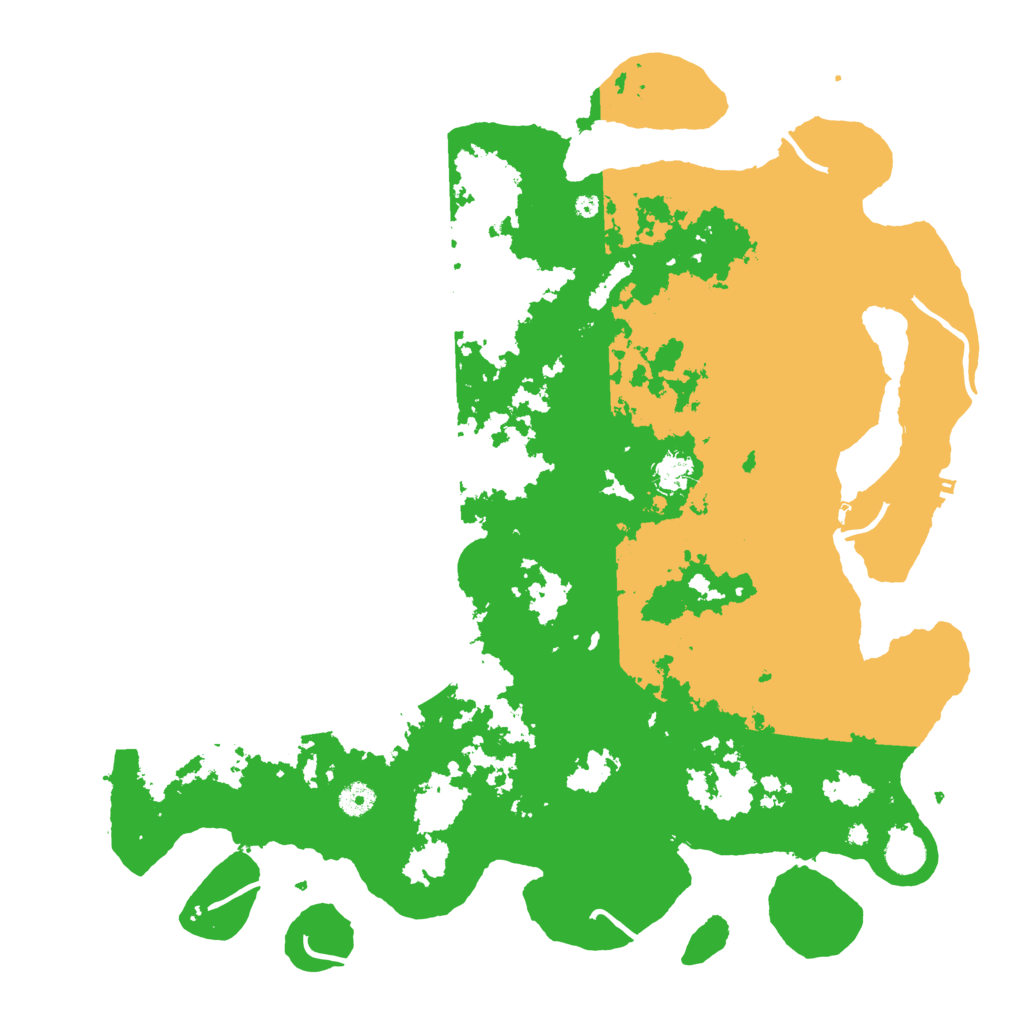 Biome Rust Map: Procedural Map, Size: 4500, Seed: 2041291525