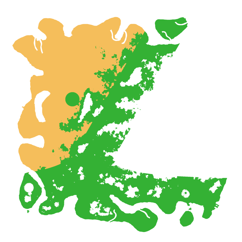 Biome Rust Map: Procedural Map, Size: 4500, Seed: 890418490