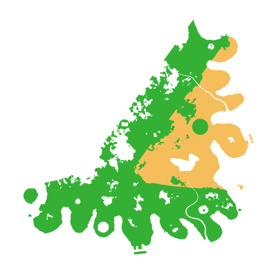 Biome Rust Map: Procedural Map, Size: 4250, Seed: 57535